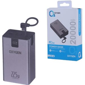 پاوربانک فست شارژ OXYGEN OX-160 20000mAh 22.5W PD